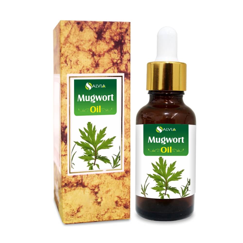 Salvia Natural Essential Oils Mugwort Oil (Artemisia-Vulgaris) 100% Natural Pure Essential Oil Protects, Nourishes & Hydrates The Skin, Anti-Aging Properties, Removes Excessive Oil in Scalp